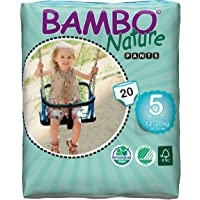 Los mejores  - Bambo Nature - Pantalones de entrenamiento para inodoro de bebé- tamaño 5 (26--44lbs-12-20kg) 5 paquetes de 20…